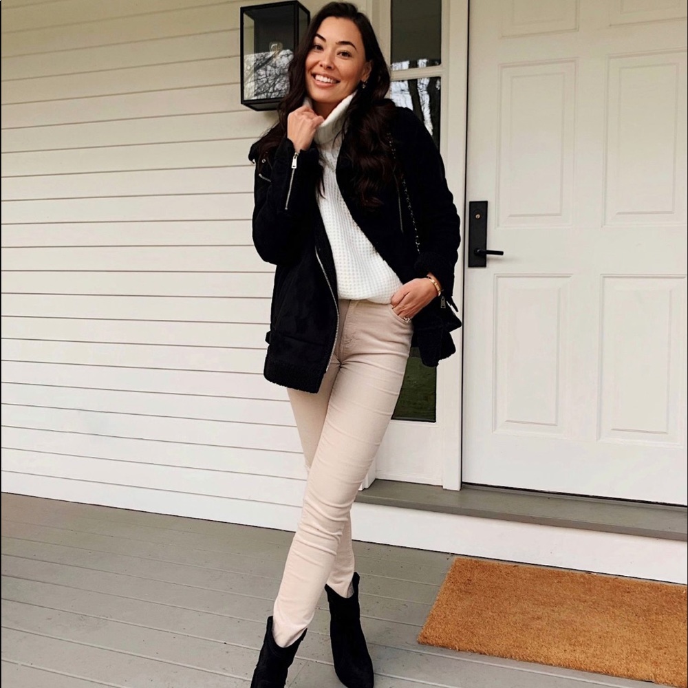 Faux shearling coat